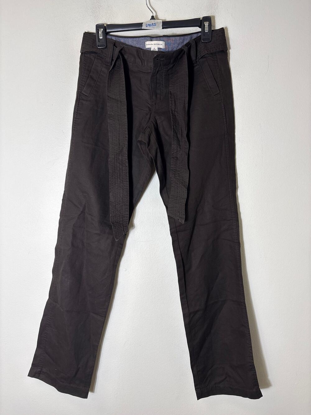 Banana Republic Dark Brown Straight Leg Pants Sz 4